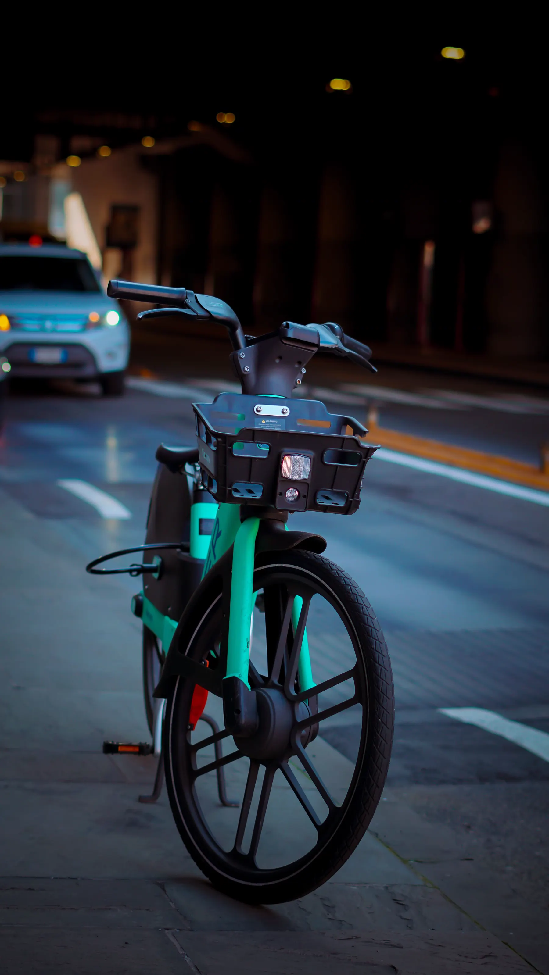 Electric bicycle illustrating a high-touch item